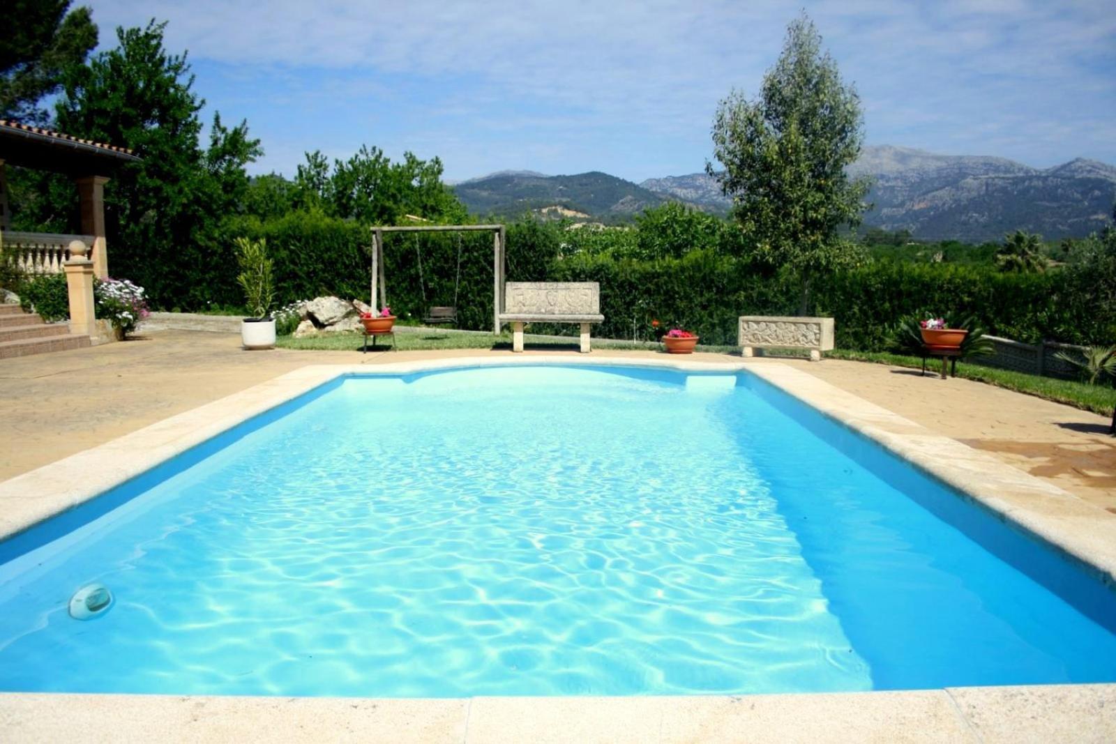 Pensjonat Finca Con Piscina Es Blanquer Zewnętrze zdjęcie